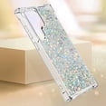 thumbnail image 6 of Case for Samsung Galaxy S24 Ultra Case Glitter Liquid Cute Clear Phone Case Floating Quicksand Shockproof Protective Bumper Soft TPU Case for Samsung Galaxy S24 Ultra Love Sliver YB, 6 of 14