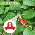 thumbnail image 4 of (Lot de 40 Pcs) Clip de Formation Basse Pression pour Plantes (Rouge), 4 of 5