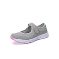 thumbnail image 3 of Difumos Womens Shoes Mary Jane Shoes Flats Walking Sneakers Wide Light Gray US 11, 3 of 8
