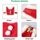 thumbnail image 2 of Disfraz de gato para Navidad, capa de Papá Noel para mascotas con cascabeles, bonito gorro navideño, un conjunto de dulces regalos para perros y gatitos (S), 2 of 5