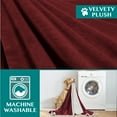 thumbnail image 6 of PetAmi Dog Blanket for Medium Large Dogs, Pet Bed Blanket Cat Puppy Kitten, Fleece Furniture Couch Cover Protector Sofa Car, Soft Sherpa Dog Throw Plush Reversible Washable, 40x60 Maroon Red, 6 of 9