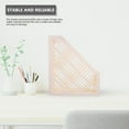 thumbnail image 5 of Monyance desk organizers and accessories Vertical Desk File Holder Magazine Organizer Collapsible Storage Box Rack(11.42X9.84X3.15Inches), 5 of 10