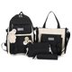 thumbnail image 4 of Minnieouse Conjunto de de nailon para niños Mochilas Negro, 4 of 6