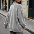 thumbnail image 5 of Azrian Women’s Turtleneck Pullover Top,Loose Fit Long Sleeve Sweatshirt Sizes S-2XL, 5 of 6