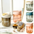 thumbnail image 3 of 550ML Double Drinking Water Bottle With Straw Cup Drinkware For Coffee Mug~ I2V5, 3 of 8