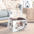 thumbnail image 5 of Storage Box With Lid 16.5x12.6x11.8In Foldable Stacked Household Storage Box Painting Dragon, 5 of 7