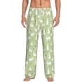 thumbnail image 2 of Lsque Rabbit And Carrot (2) Print Men's Pajama Pants, Lounge Pant - Comfortable Home Wear,Elastic Waistband, Stylish Design-Medium, 2 of 9