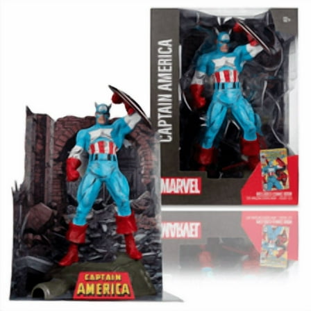 Captain America (The Amazing Spider-Man #323) 1:6th Scale Posed Figure w/Scene & Comic - McFarlane Toys