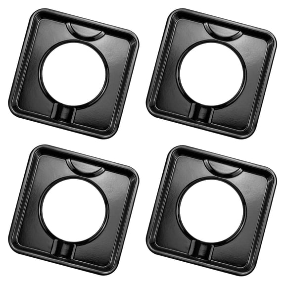 Beaquicy SGP-400 Square Gas Range Burner Drip Pan Porcelain Basics 101 for WP786333