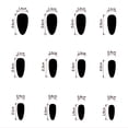 thumbnail image 3 of Short Almond Nails Tips Fake Nails Glues On Nails On Nails Press On Nails Artificial False Nails for Womens Girls, 3 of 8