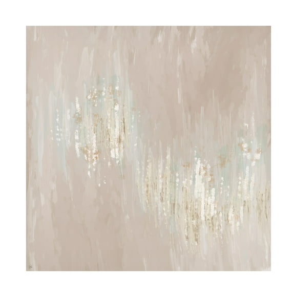 Canvas Wall Art - Line and Brush 'Strokes And Blend' Wall Art for Living Room, Bedroom, or Office Décor by Trademark Fine Art - 14 x 14 Inches