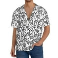 thumbnail image 2 of Disketp Men's Hawaiian Snake Print Shirts Button Down Holiday Beach Shirts-X-Large, 2 of 5