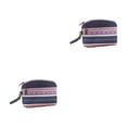 thumbnail image 1 of Monedero pequeño Minnieouse con patrón de estilo étnico para guardar monedas y accesorios de tela, 1 of 6