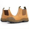 thumbnail image 6 of HANDMEN Men's Slip On Steel Toe Waterproof Slip Resistant Anti-static Puncture-proof Work Boots, TAN822, 11.5EE, 6 of 6