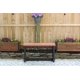 thumbnail image 4 of ZYPPPA Bench, Redwood Top with Black Sides, 1 Pack - Proudly Made in The USA, Click and Lock Hardware-Free Assembly, Durable and Stylish Outdoor Seating, 4 of 8
