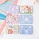 thumbnail image 4 of Ins Cute tri-fold Plaid Cartoon plegable cumpleaños gracias regalos mensaje letras tarjetas de felicitación suministros de vacaciones 7,3*9,3 cm nuevo, 4 of 4