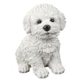 thumbnail image 1 of yuksok Résine Chien Statue Animal Sculpture Collection pour Salon Table Blanche, 1 of 9