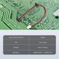 thumbnail image 2 of ATX Motherboard 4Pin to 2-Port Serial ATA SATA Hard Drive Adapter Power Cable for Lenovo IPC & Tax C, 2 of 5