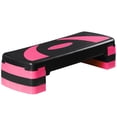 thumbnail image 5 of ZENSTYLE 30" Adjustable Workout Aerobic Stepper in Fitness & Exercise Step Platform Trainer Stepper W/Risers Pink, 5 of 9