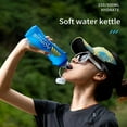 thumbnail image 2 of AONIJIE TPU Soft Flask Water Bottle Collapsible Running Flask for Hydration Pack, BPA Free, Wide Opening, for Outdoor Sports Hydration, 2 of 7