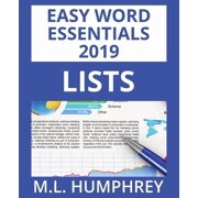 Easy Word Essentials 2019 Word 2019 Lists, Book 3, (Paperback)
