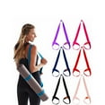 thumbnail image 3 of Yuarrent Correa para esterilla de Yoga, cinturón de hombro deportivo Flexible, equipo de Fitness sólido, bolsa transportadora, correas Uniforme atlético Violeta, 3 of 6