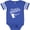 Football Blue and White, variant on Someone in Minnesota Loves Me Boys or Girls Baby Bodysuit