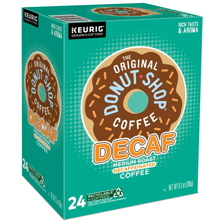 Donut Shop Decaf Coffee K-Cups, 24/Box Donut Shop Decaf Coffee K-Cups, 24/Box