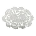 thumbnail image 2 of Napperon Ovale Place Mat Main Vintage Crochet Coton Dentelle Napperons Floral, 2 of 4
