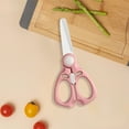 thumbnail image 7 of Ceramic Scissors Portable with Safety Lid | Food Prep Cutter Lightweight Easy Clean | ABS Handle Pink Green 5.9" No Sharpening Blade Travel Kitchen Tool, 7 of 7