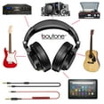 thumbnail image 4 of Boytone BT-10BK Wired Over Ear Headphones Studio Monitor & Mixing DJ Stereo Headsets with 50mm Drivers and 1/4 to 3.5mm Audio Jack for Audio Mixer Computer, Phone, Guitar, Laptop, Amplifire, TV, 4 of 8
