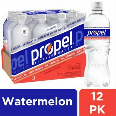 Propel Zero Sugar Electrolyte Watermelon Flavored Bottled Water - 16.9 fl oz - 12 bottles