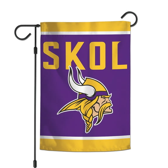 WinCraft Minnesota Vikings 2-Sided 12'' x 18'' Garden Flag