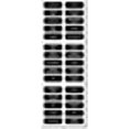 thumbnail image 1 of Kit de etiquetas DC Panel Basic Blue Sea Systems 8030-BSS (10), 1 of 1