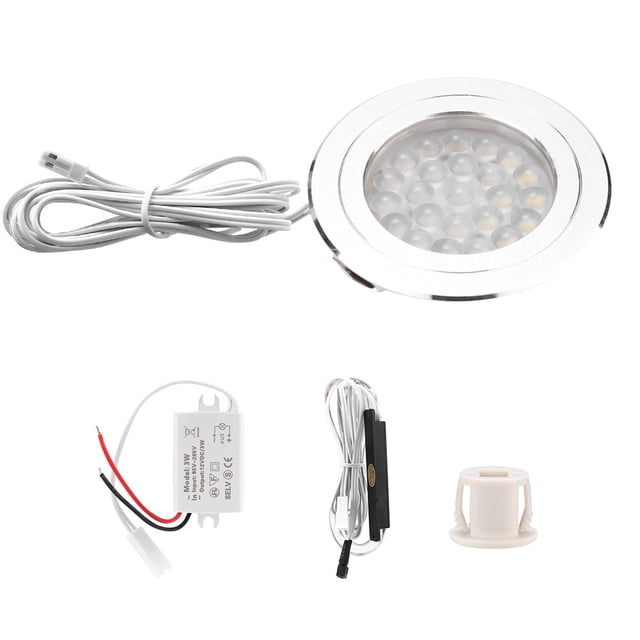 Lámpara LED empotrada con Sensor infrarrojo AC85V-275V para armario de Hotel en casa blanco