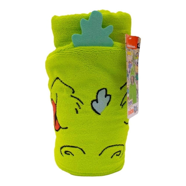 Toalla con Capucha Nick 90s Rugrats 127 x 80 cm Diseño Rex Verde