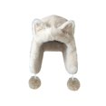 thumbnail image 1 of Gorro De Para Mujer, Moderno, Con Orejeras, Gorro De Invierno Para Patinaje, Esquí Y Ciclismo, Color Beige, 1 of 10
