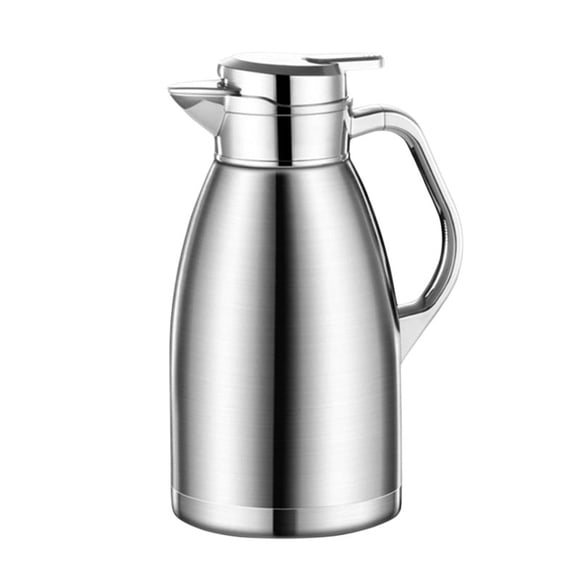 SIfdSeng 1 Pcs Thermal Coffee Carafe Stainless Steel Insulated Coffee Carafe Elegant Design Double Walled Vacuum Flask for Water and Coffee
