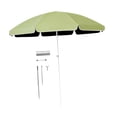 thumbnail image 3 of Sombrilla de patio, sombrilla de playa de 6.8 pies, premium, resistente, fácil de transportar, toldo para picnic al aire libre para deportes, juegos verde, 3 of 8