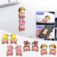thumbnail image 2 of 2Pcs Car Anti-Collision Stickers PVC Cute Cartoon Animal Car Door Bumper Protector Sticker 3D Silicone Butt Car Anti-Scratch Stickers Type 4, 2 of 9