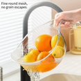 thumbnail image 6 of 2-In-1 Rice Strainer, QZS Large Rice Washer Beans Washer Bowl,1Pack Plastic Vegetable Washing Bowl Multifunctional Drain Basket, 6 of 6