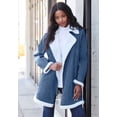 thumbnail image 6 of Roaman's Women's Plus Size Sherpa-Lined Denim Jacket, 6 of 6
