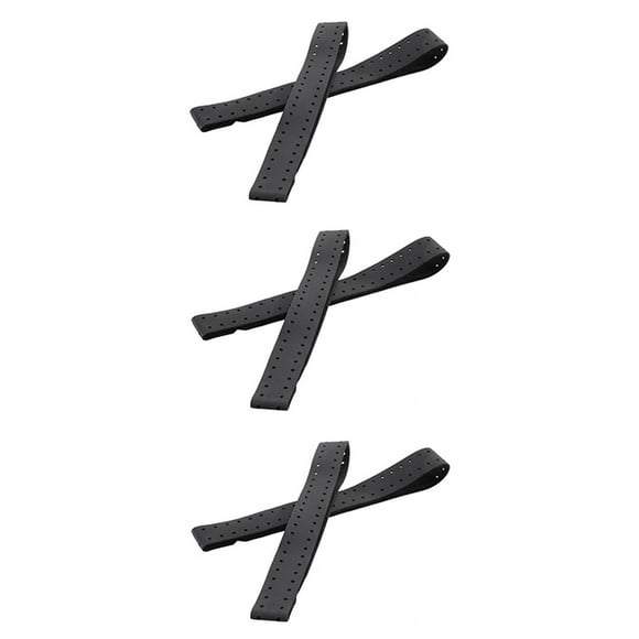 6Pcs Adjustable and Breathable Replacement Armband Soft Strap Band for Heart Rate Monitor - (Black)