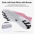 thumbnail image 2 of KOLILI Women's Water Shoes Lightweight Quick Drying Aqua Walking Shoes Barefoot for Beach Water Sports Travel Light Pink 8, 2 of 7