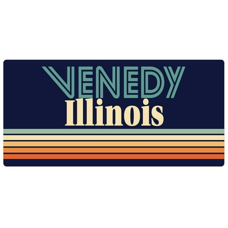 

Venedy Illinois 5 x 2.5-Inch Fridge Magnet Retro Design
