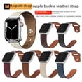 thumbnail image 1 of Adecuado para Apple iWatch, correa de cuero estilo retro de negocios con hebilla de Apple Watch, correa de reloj inteligente, 1 of 5