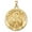 Yellow Gold, variant on Saint Stanislaus Kostka - 2/3 Inch Size of Dime, Sterling Silver