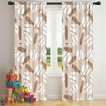 thumbnail image 5 of Blackout Kids Curtains,Beige Baseballs and Bats Pattern Childrens Insulated Curtains Set Of 2,Bedroom Essentials,Toddler Room Decor 42"x84", 5 of 5