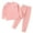 Pink, variant on Boys And Girls Thermal Underwear Sets, Long Johns Home Sweatshirts And Leggings