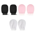 thumbnail image 4 of Bewildely 2 uds guantes de baño guante de baño exfoliante guante de masaje Facial frotamiento eliminación de piel muerta accesorios de Juegos de accesorios de baño Rosa, 4 of 6